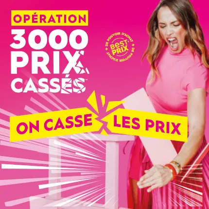 3000 prix cassés