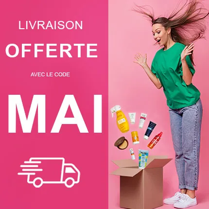 Livraison OFFERTE jusqu'au 18/05/25 avec le code MAI *