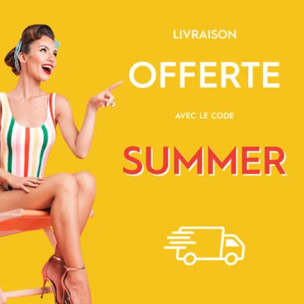Livraison OFFERTE jusqu'au 22/06/2025 minuit avec le code SUMMER*
