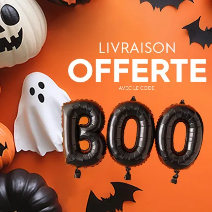 Livraison OFFERTE jusqu'au 02/11/2025 minuit avec le code BOO*