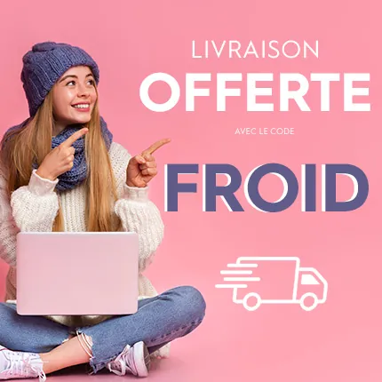 Livraison OFFERTE jusqu'au 09/11/2025 minuit avec le code FROID*
