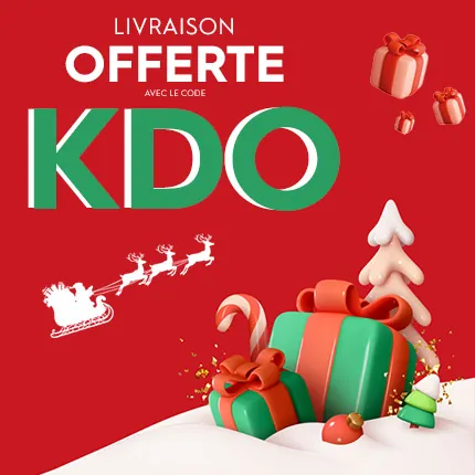 Livraison OFFERTE jusqu'au 07/12/2025 minuit avec le code KDO*