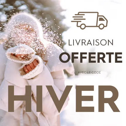 Livraison OFFERTE jusqu'au 11/01/2026 minuit avec le code HIVER*