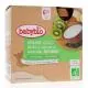 BABYBIO Desserts végétaux - Brassé coco kiwi banane bio +6mois 4x85g - Illustration n°1