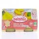 BABYBIO Fruits - Petits pots D&eacute;lice des vergers d&egrave;s 6 mois 2x130g - Illustration n&deg;1