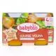 BABYBIO L&eacute;gumes - Petit pot Courge violina +4mois 2x 130g - Illustration n&deg;1