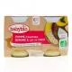 BABYBIO Fruits - Petits pots Pomme d'Aquitaine, Banane & Lait de coco 2x130g dès 6 mois - Illustration n°1
