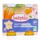 BABYBIO Repas du Soir - Petits pots moulin&eacute; de carotte des Landes, quinoa d&egrave;s 8 mois 2x200g - Illustration n&deg;1
