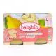 BABYBIO Fruits - Petits pots Pomme, Coing d&egrave;s 4 mois 2x130g - Illustration n&deg;1