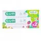 GUM Kids dentifrice fluoré goût fraise 3ans+ lot de 2 tubes 50ml - Illustration n°1