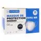 HYDROMED Masque de protection FFP2 NR x20pièces blanc - Illustration n°1