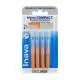 INAVA Mono compact - Brossettes interdentaires orange 1.2 mm espaces &eacute;troits pack de 4 - Illustration n&deg;1