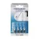 INAVA Trio Compact - Recharge Brossette interdentaire noire étroite ISO0 0,6mm x4 - Illustration n°1