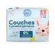 PHARMABABY Couches hypoallerg&eacute;niques taille 1 - 2 &agrave; 5kg x30 couches - Illustration n&deg;1
