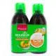 MILICAL Draineur go&ucirc;t th&eacute; vert/p&ecirc;che lot de 2 x 500ml - Illustration n&deg;1
