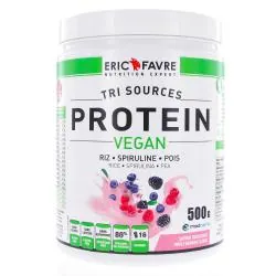 ERIC FAVRE Tri sources - Protein vegan saveur triple berry 500g