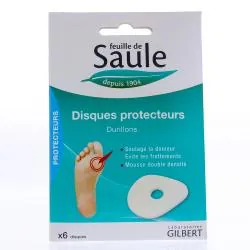 GILBERT Feuille de saule disques protecteurs x6