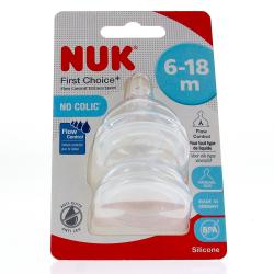 18 mois 6 NUK First Choice Biberon dApprentissage 150 ml embout silicone anti-fuite 
