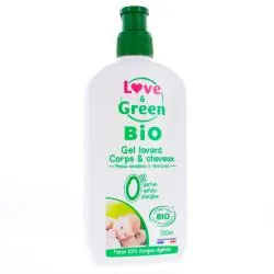 LOVE & GREEN Gel lavant corps et cheveux bio 500ml