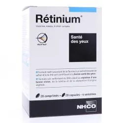 NHCO Santé - Rétinium Santé des yeux 28 comprimés + 28 capsules