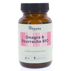 VITAVEA Nutri Sentiels - Bio Beauté de la peau Onagre Bourrache bio x30 gélules