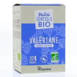 VITAVEA Nutri Sentiels - Bio sommeil et détente Valériane x20 gélules