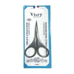 VITRY Nail Care - Ciseaux à peaux lames courbes modèle furtif