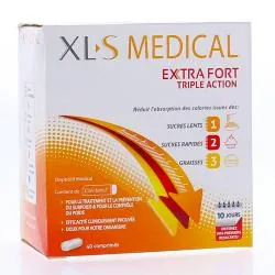 XLS MEDICAL Extra Fort Triple Action 40 comprimés