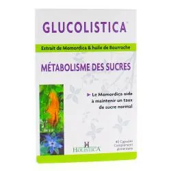 HOLISTICA glucolistica métabolisme des sucres x40 capsules