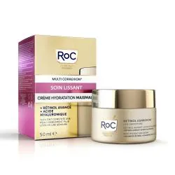 ROC Multi correxion - Soin lissant crème hydratation maximale 50ml