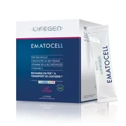 BIOCYTE Lifegen - Ematocell 21 sticks