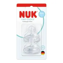 NUK First Choice - Tétines physiologiques pour biberon 0mois+ taille s