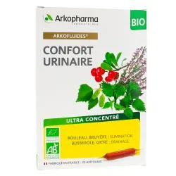 ARKOPHARMA Arkofluides confort urinaire boîte 20 ampoules
