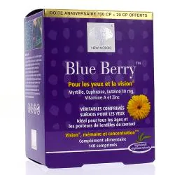 NEW NORDIC Blue Berry Yeux et Vision -Boite anniversaire 120Cp + 20 cp offerts