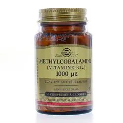 SOLGAR Methylcobalamine (Vitamine B12) 1000µg 30 comprimés