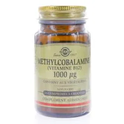 SOLGAR Methylcobalamine (Vitamine B12) 1000µg 30 comprimés