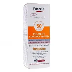EUCERIN Sun Protection - Pigment control tinted - Gel crème teintée médium SPF50+ 50ml