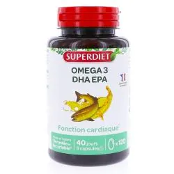 SUPERDIET Omega 3 x120 capsules