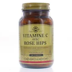 SOLGAR VItamine C 500 avec rose hips x100 comprimés