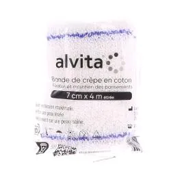 ALVITA Bande de crêpe 7cm x 4m