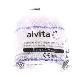 ALVITA Bande de crêpe 5cm x 4m