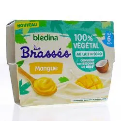 BLEDINA Les brassés mangue dès 6mois 95gx4