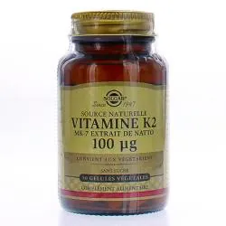 SOLGAR vitamine k2 100µg x50 gélules