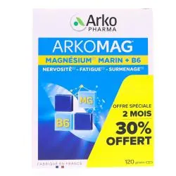 ARKOPHARMA Arkomag magnesium vitamine B6 boîte de 120 gélules