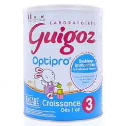 GUIGOZ Optipro Lait de Croissance 3ème âge lot de 2 x 780g