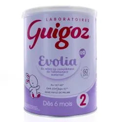 GUIGOZ Evolia A2 - Lait 2ème age dès 6mois 800g