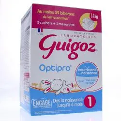 GUIGOZ Optipro Lait 1er âge 0-6 mois 1.2kg