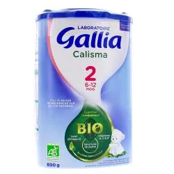 GALLIA Calisma Lait 2ème age bio 6-12 mois 800g