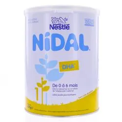 NESTLE Nidal Lait 1er age 0-6 mois 800g