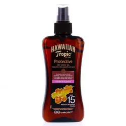 HAWAIIAN TROPIC Protective - Spray huile sèche SPF15 200ml